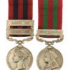 1854 India General Service (2 Clasps - Hazara 1891, Samana 1891) & 1895 India General Service (1 Clasp - Relief of Chitral 1895) Medal Pair - Pte. G. Bickwell, 1st Bn. King's Royal Rifle Corps