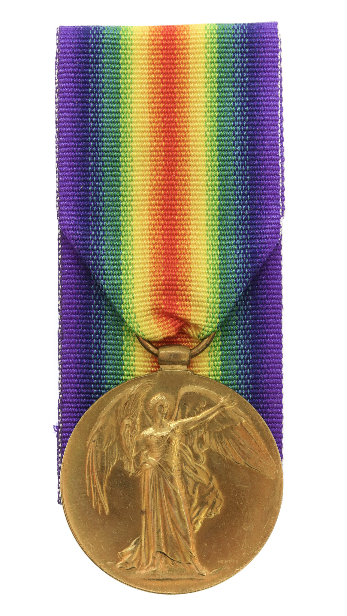 WW1 Victory Medal - Pte. R. Lakin, Northumberland Fusiliers and King's Own Yorkshire Light Infantry - Died of Wounds 03/08/17