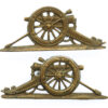 Pair of Royal Artillery Senior N.C.O.'s Gun Arm Badges