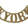 West Yorkshire Regiment (W.YORK) Shoulder Title
