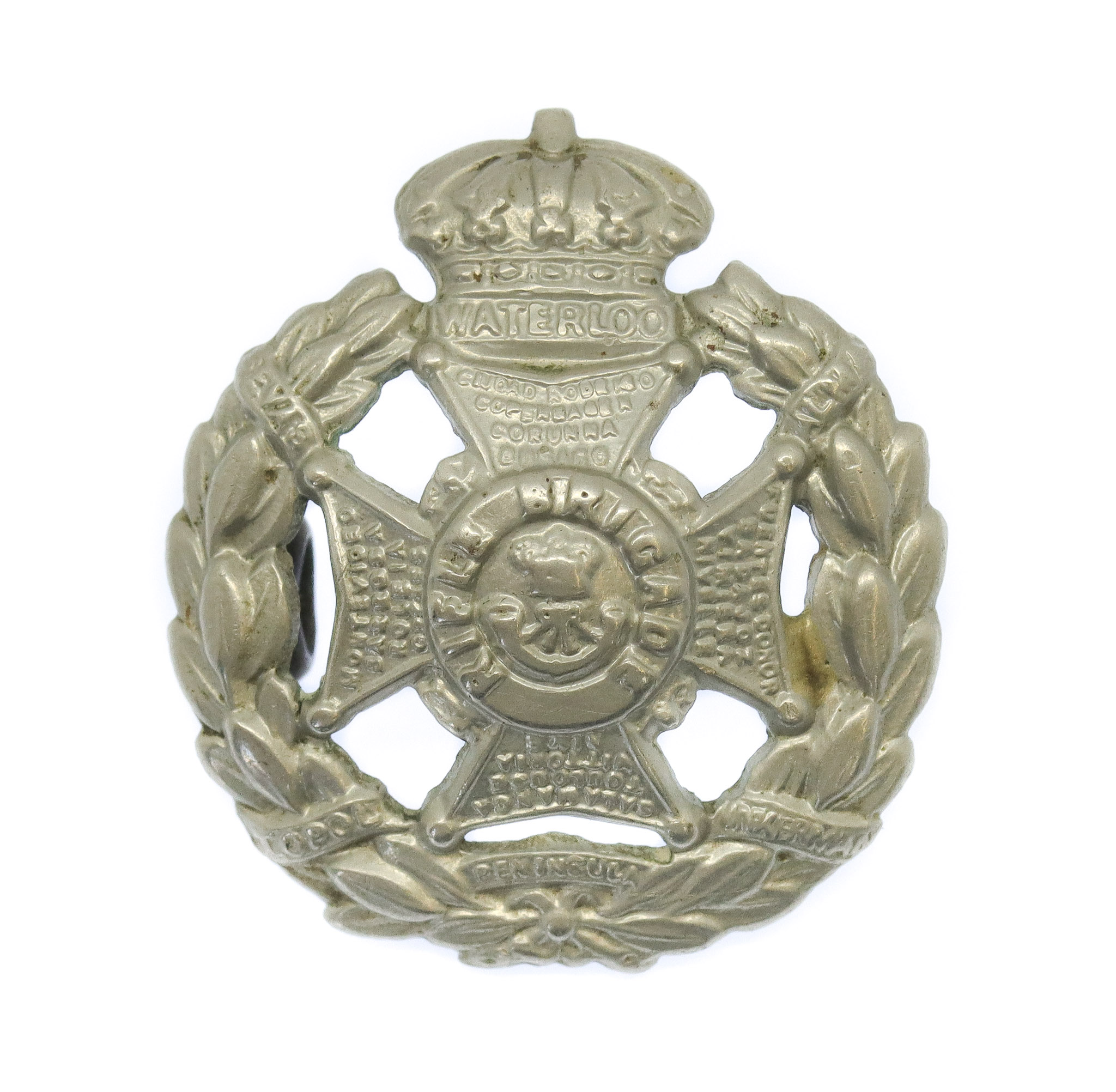 Victorian Rifle Brigade Field Service Cap Badge