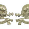 Pair of Victorian 17th Lancers (Duke of Cambridge's Own) Collar Badges
