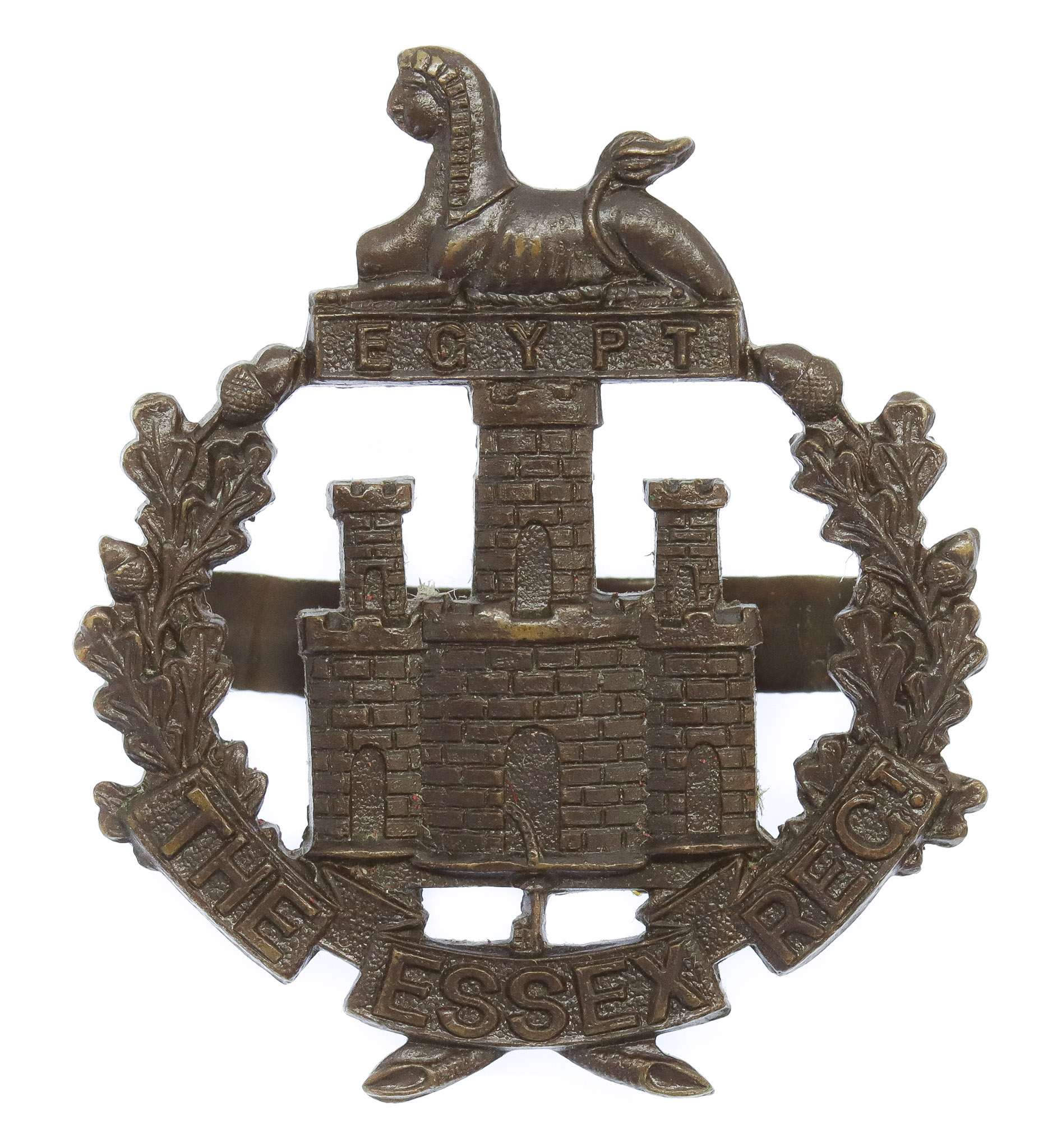 Essex Regiment Officer's Service Dress Cap Badge