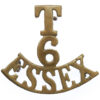 6th Territorial Bn. Essex Regiment (T/6/ESSEX) Shoulder Title