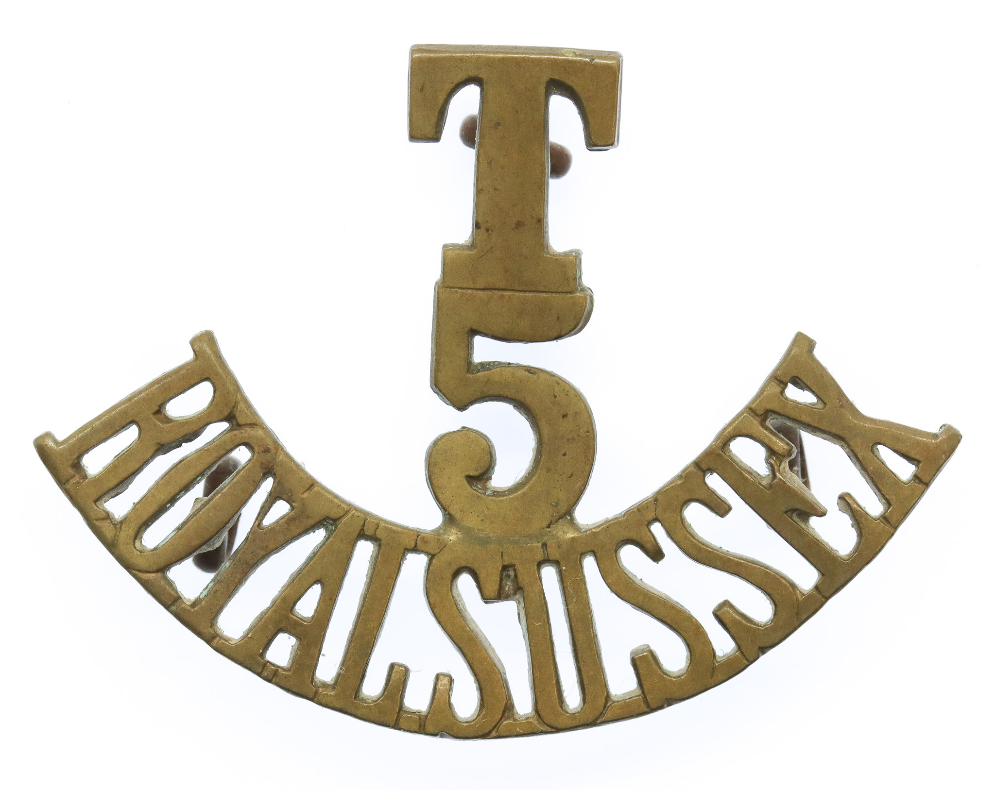 5th Territorial Bn. Royal Sussex Regiment (T/5/ROYAL SUSSEX) Shoulder Title