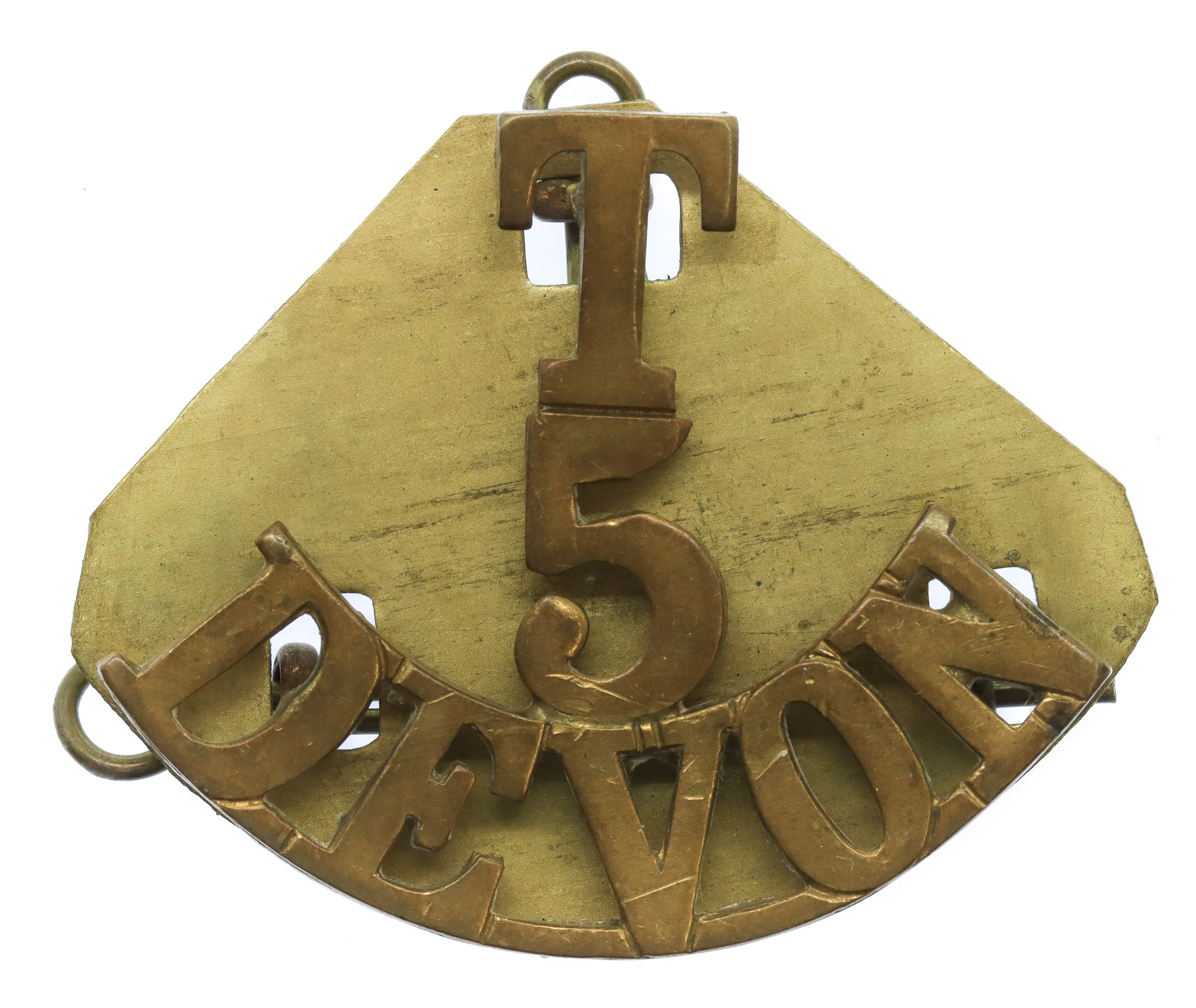 5th Territorial Bn. Devonshire Regiment (T/5/DEVON) Shoulder Title
