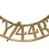 North Somerset Yeomanry 44th Royal Tank Regiment (NSY/44 RTR) Shoulder Title