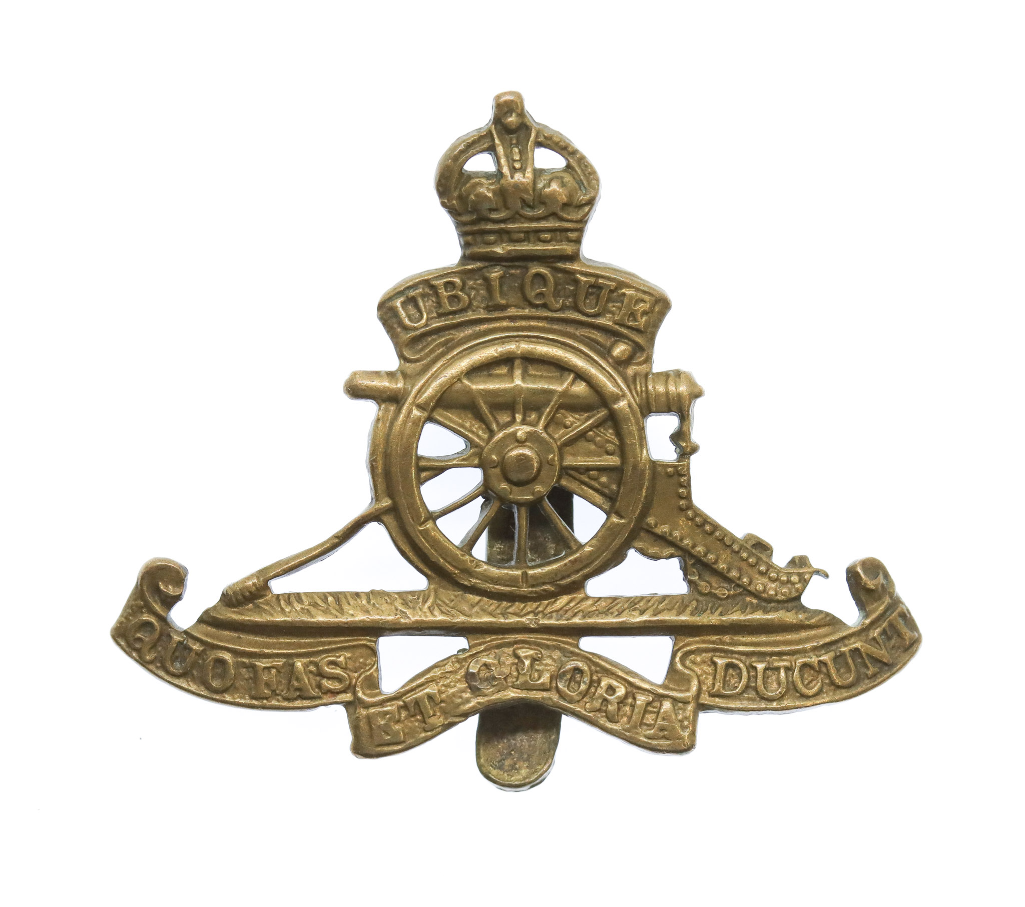 Royal Artillery Beret Badge - King's Crown