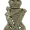 Royal Ulster Rifles WW2 Plastic Economy Cap Badge