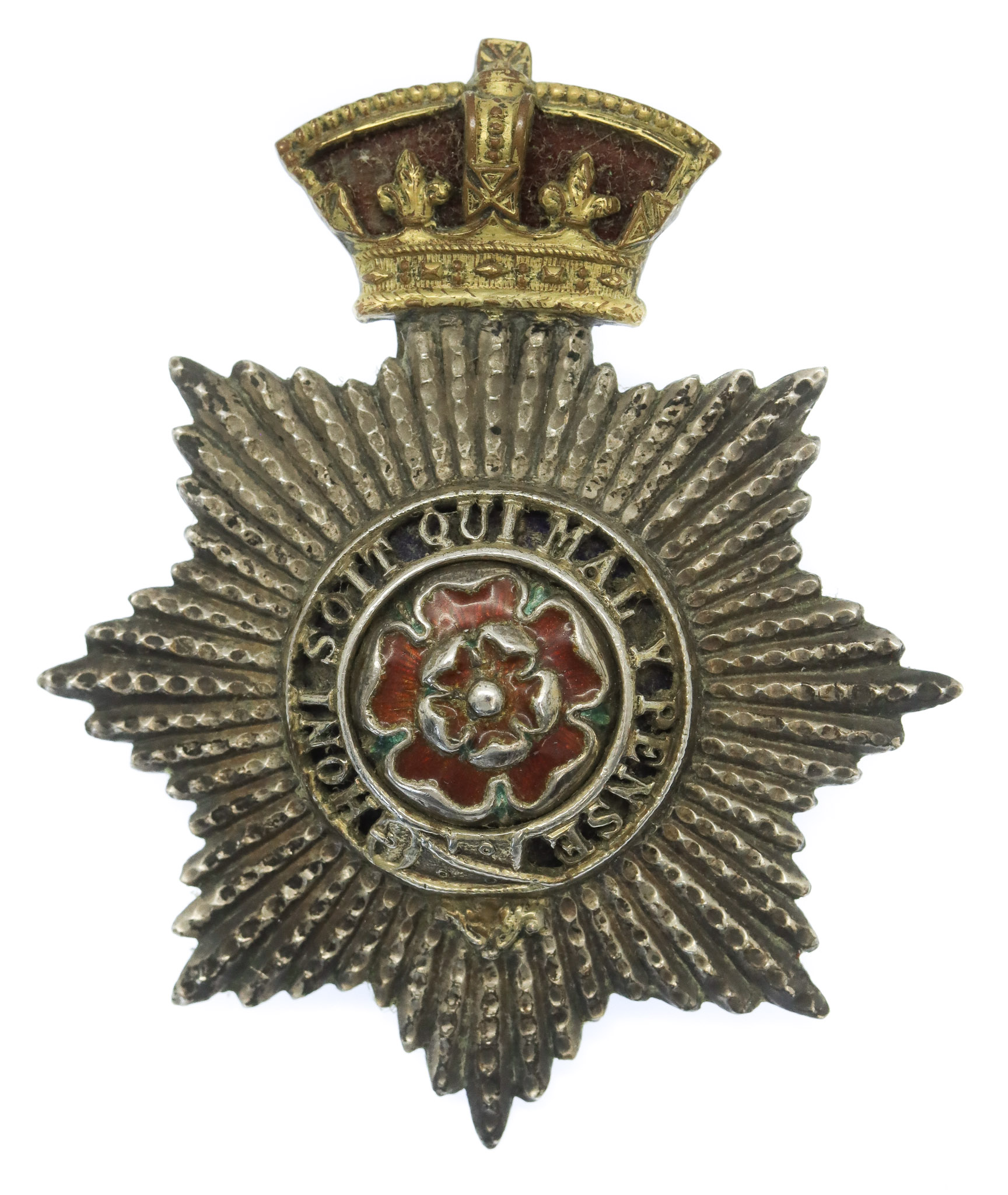 Victorian Hampshire Regiment Officer's Forage Cap Badge