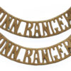 Pair of Connaught Rangers (CONN. RANGERS) Shoulder Titles
