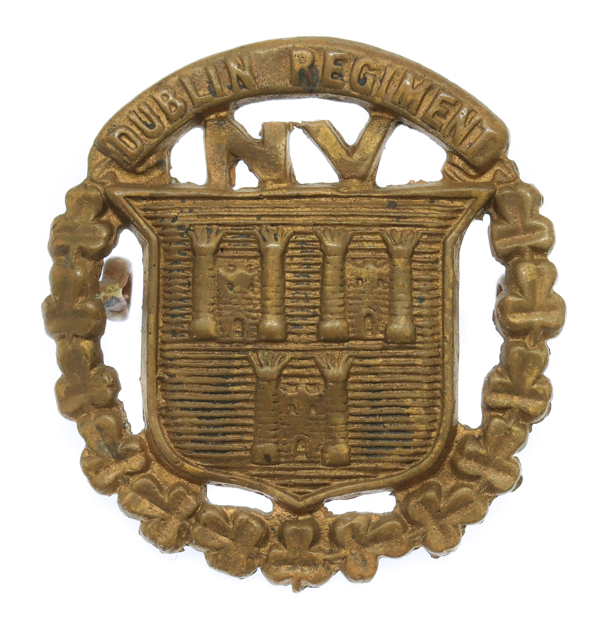 City of Dublin Regiment, Irish National Volunteers Cap Badge (c.1914)