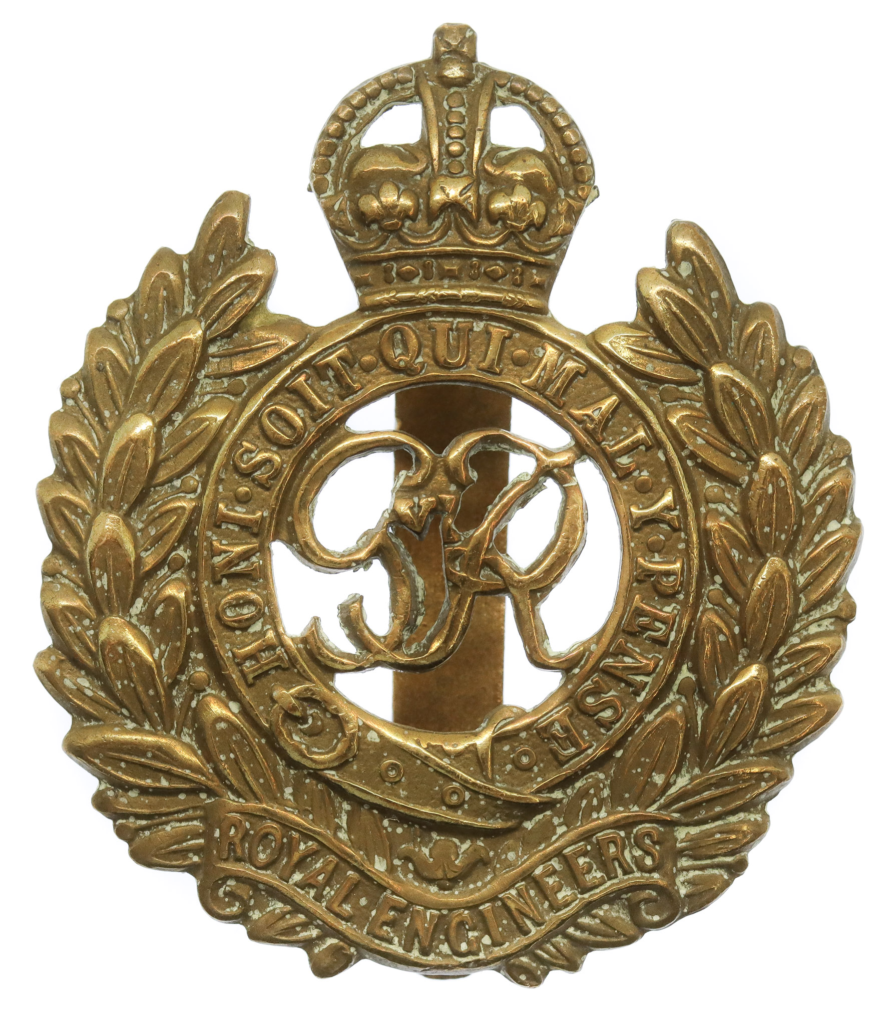 George VI Royal Engineers Cap Badge