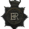 Hampshire & Isle of Wight Police Night Helmet Plate - Queen's Crown