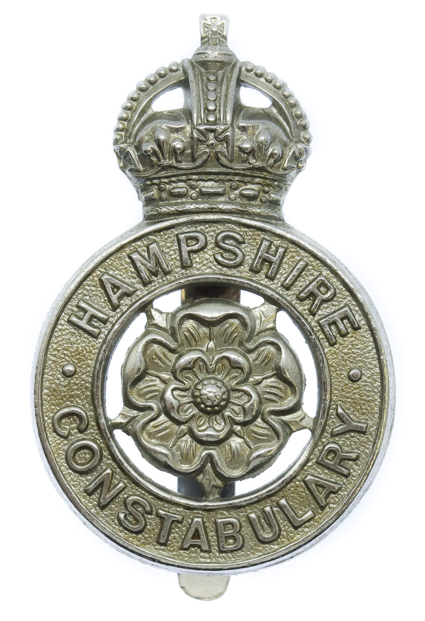 Hampshire Constabulary Cap Badge - King's Crown