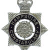 Hampshire Constabulary Senior Officer's Enamelled Cap Badge - Queen's Crown