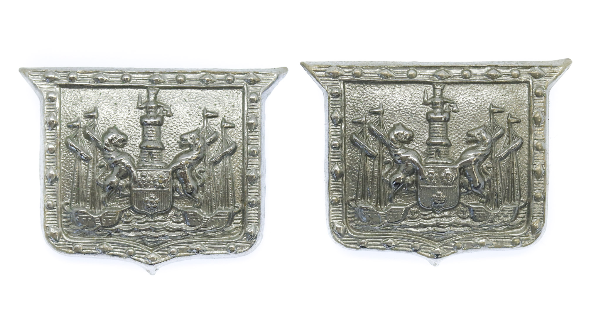 Pair of Southampton Police Collar Badges