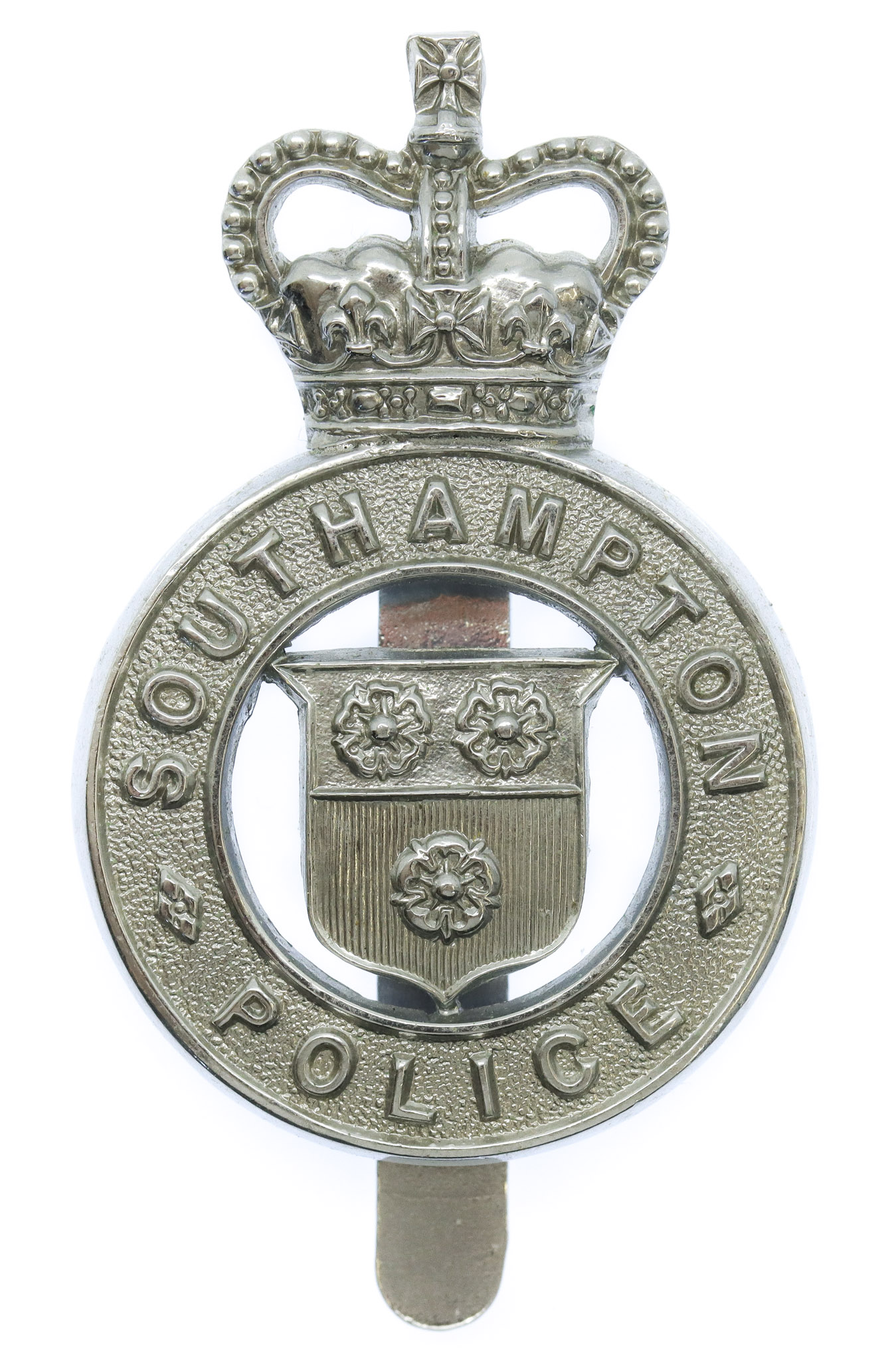 Southampton Police Cap Badge - Queen's Crown