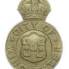 Winchester City Police Cap Badge - King's Crown