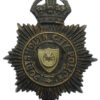 Portsmouth City Police Night Helmet Plate - King's Crown