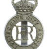 Portsmouth City Police Cap Badge - Queen's Crown