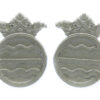Pair of Cambridgeshire Constabulary Collar Badges