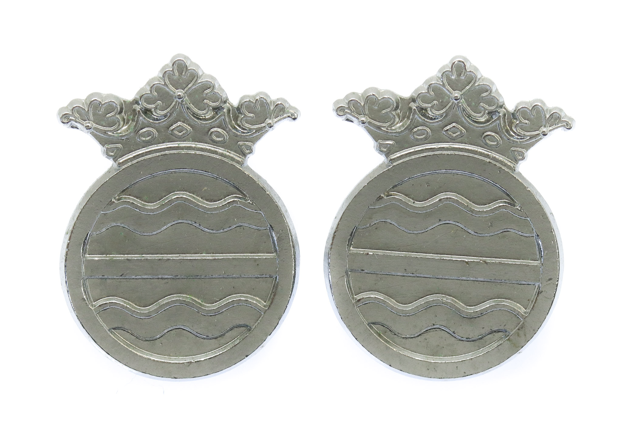 Pair of Cambridgeshire Constabulary Collar Badges