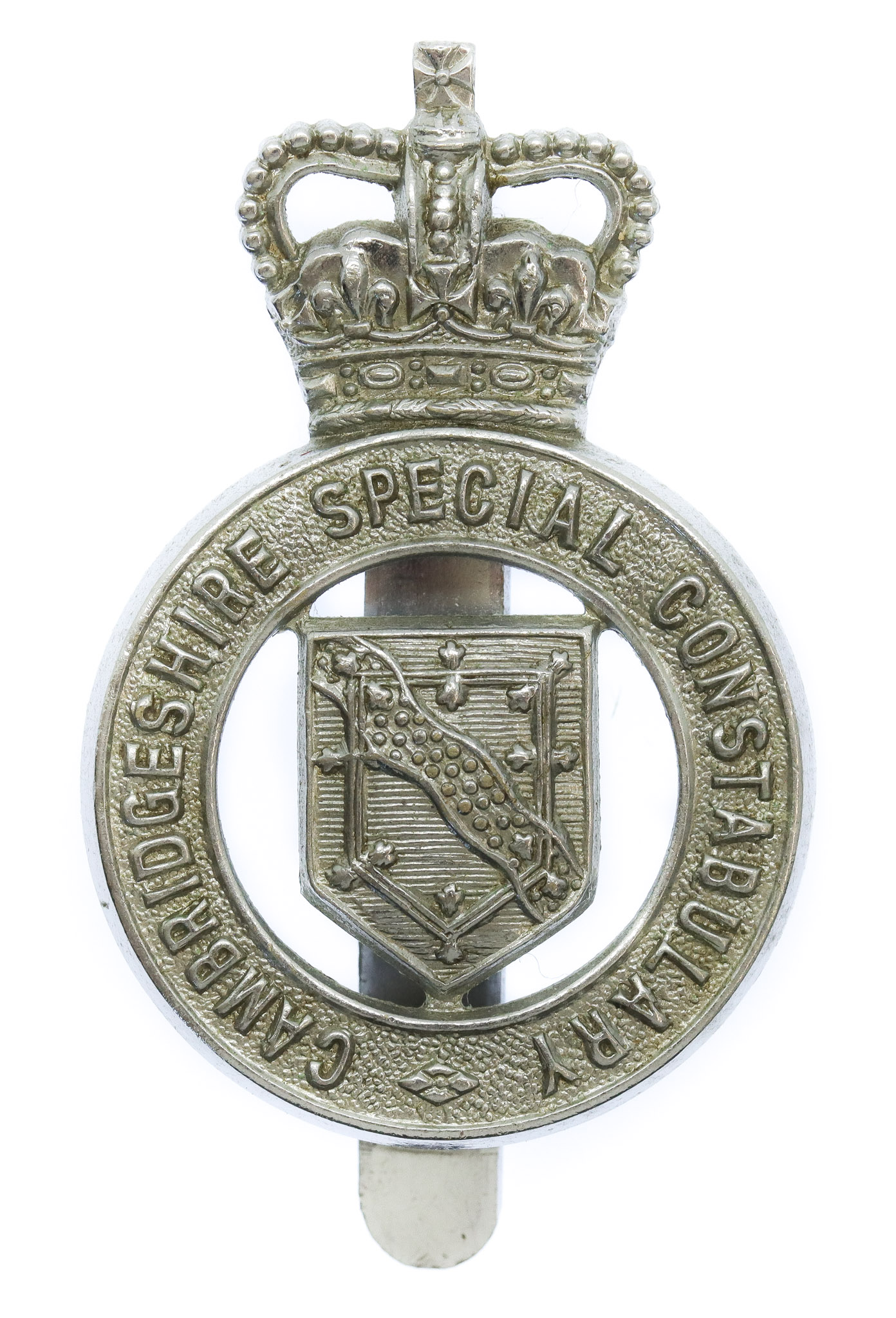 Cambridgeshire Special Constabulary Cap Badge - Queen's Crown