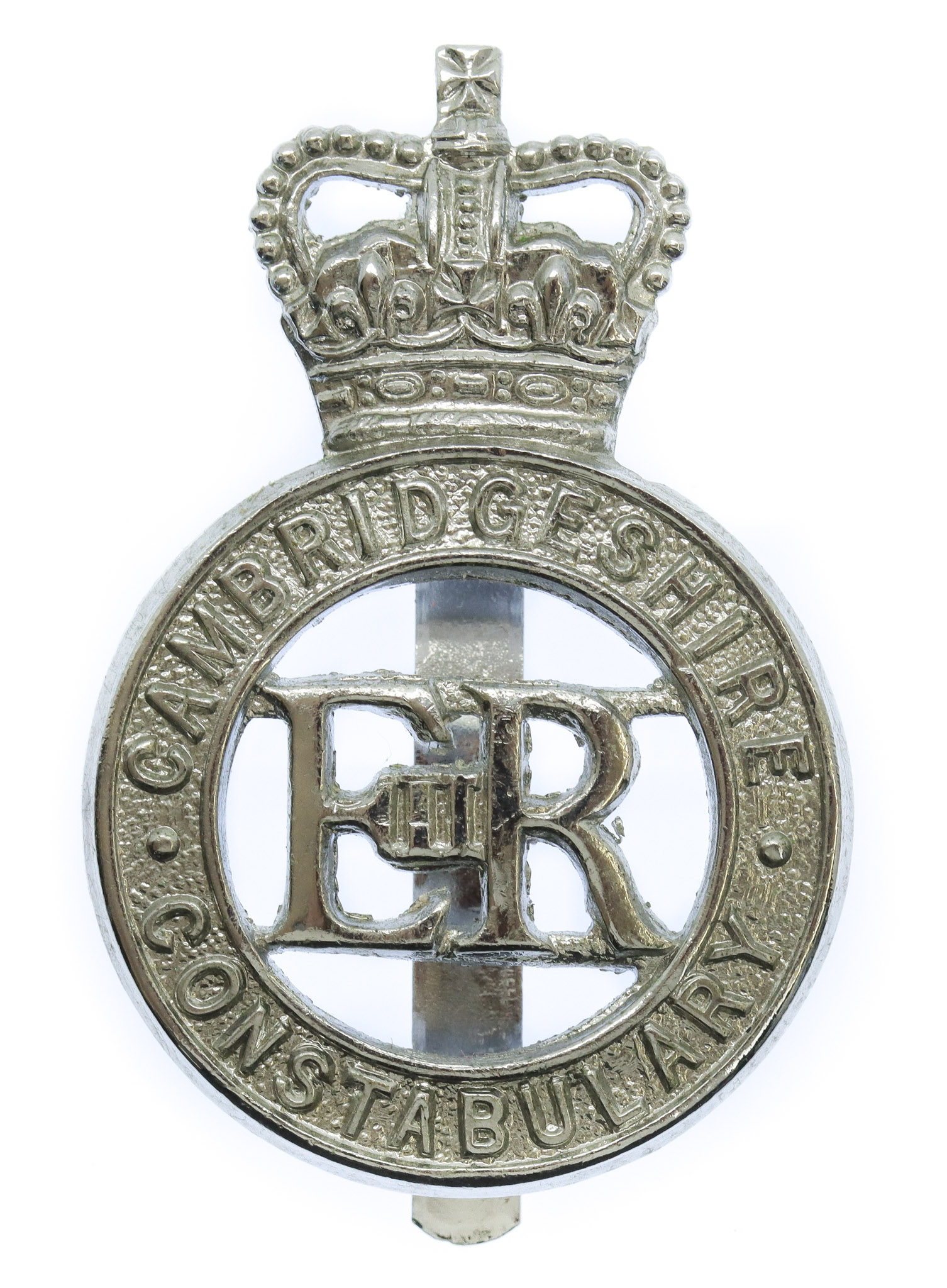 Cambridgeshire Constabulary Cap Badge - Queen's Crown