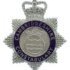Cambridgeshire Constabulary Senior Officer's Enamelled Cap Badge - Queen's Crown