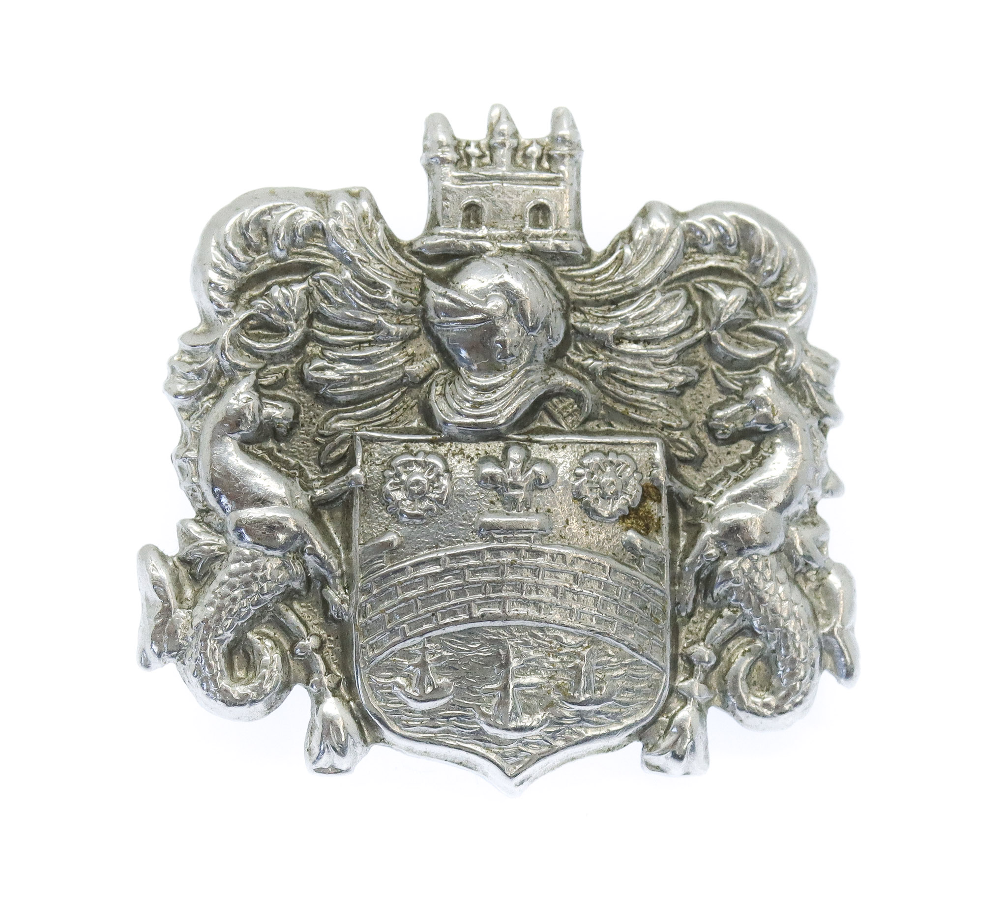 Cambridge City Police Collar Badge