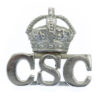 Cambridgeshire Special Constabulary Collar Badge - King's Crown
