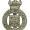 Cambridge City Police Cap Badge - King's Crown