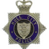 Hull City Police Senior Officer's Enamelled Cap Badge - Queen's Crown