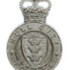 Hull City Police Cap Badge - Queen's Crown (Solid Centre)