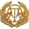 WW2 Air Transport Auxiliary (A.T.A.) Officer's Gilt Cap Badge