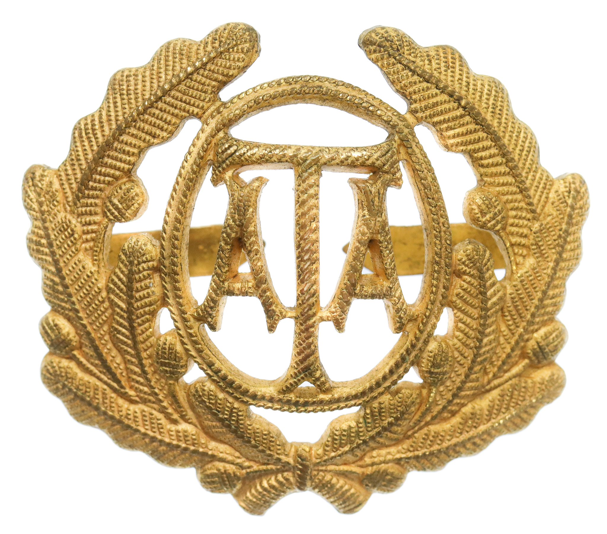 WW2 Air Transport Auxiliary (A.T.A.) Officer's Gilt Cap Badge