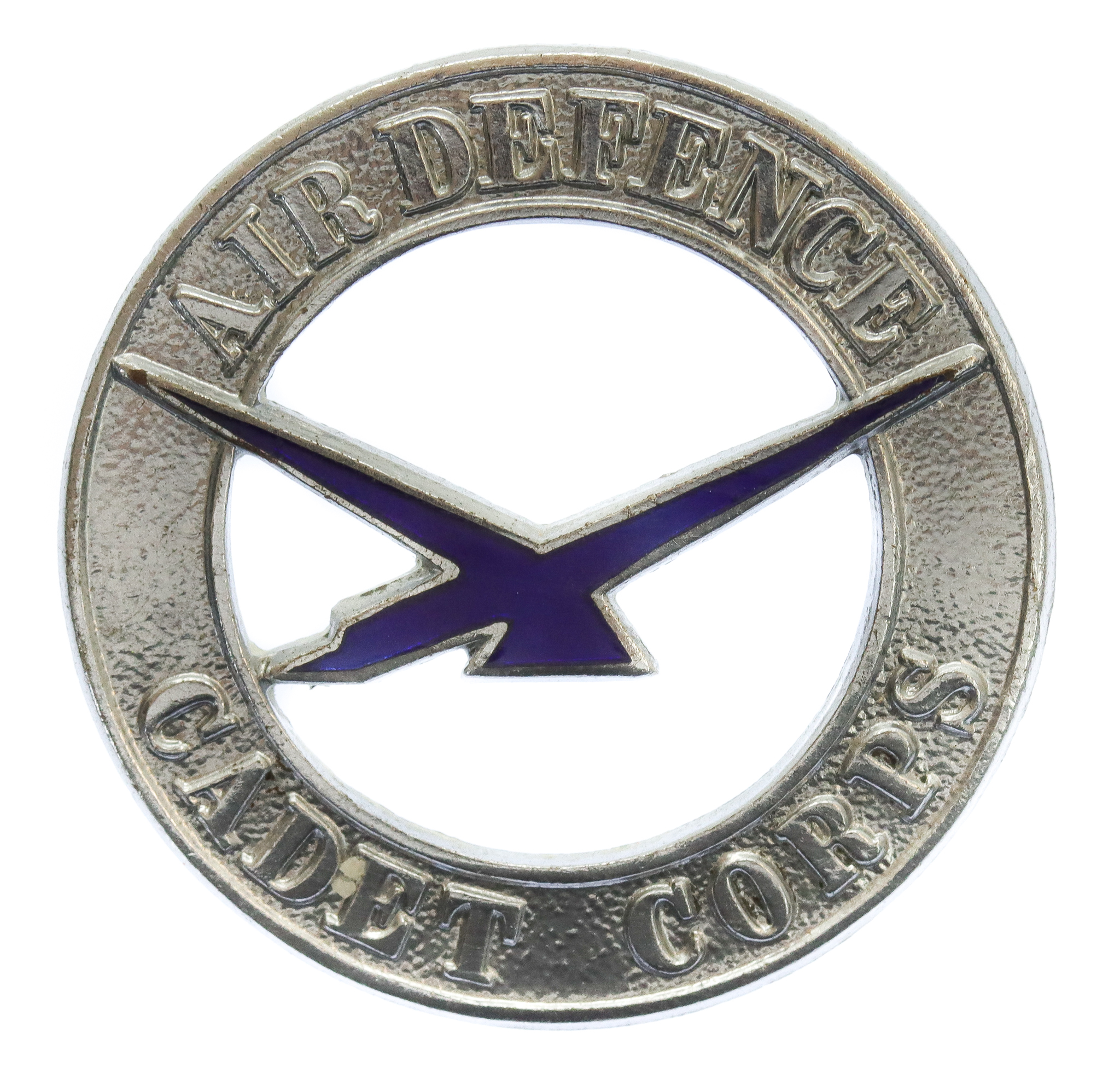 WW2 Air Defence Cadet Corps Enamelled Cap Badge