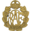 Royal Canadian Air Force (R.C.A.F.) Cap Badge - King's Crown