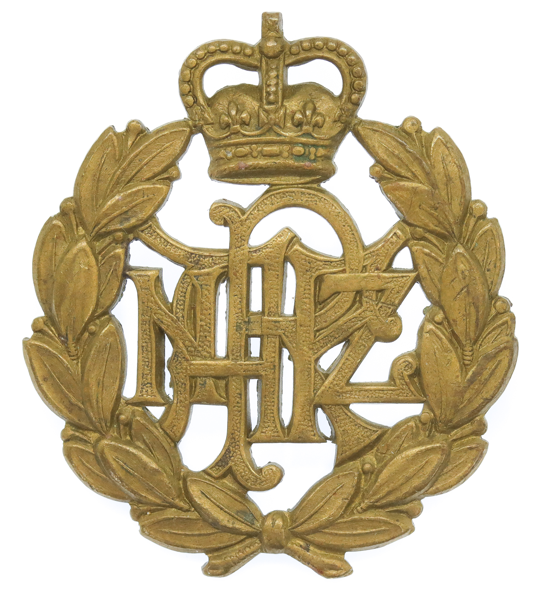 Royal New Zealand Air Force (R.N.Z.A.F.) Cap Badge - Queen's Crown