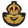 Royal Air Force (R.A.F.) Warrant Officer's Beret Badge - King's Crown