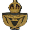 Royal Air Force (R.A.F.) Warrant Officer's Cap Badge - King's Crown