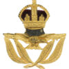 Royal Air Force (R.A.F.) Warrant Officer's Cap Badge - King's Crown