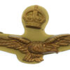 Royal Air Force (R.A.F.) Officer's Field Service Cap Badge - King's Crown