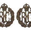 Pair of WWI Royal Flying Corps (R.F.C.) Officer's Service Dess Collar Badges