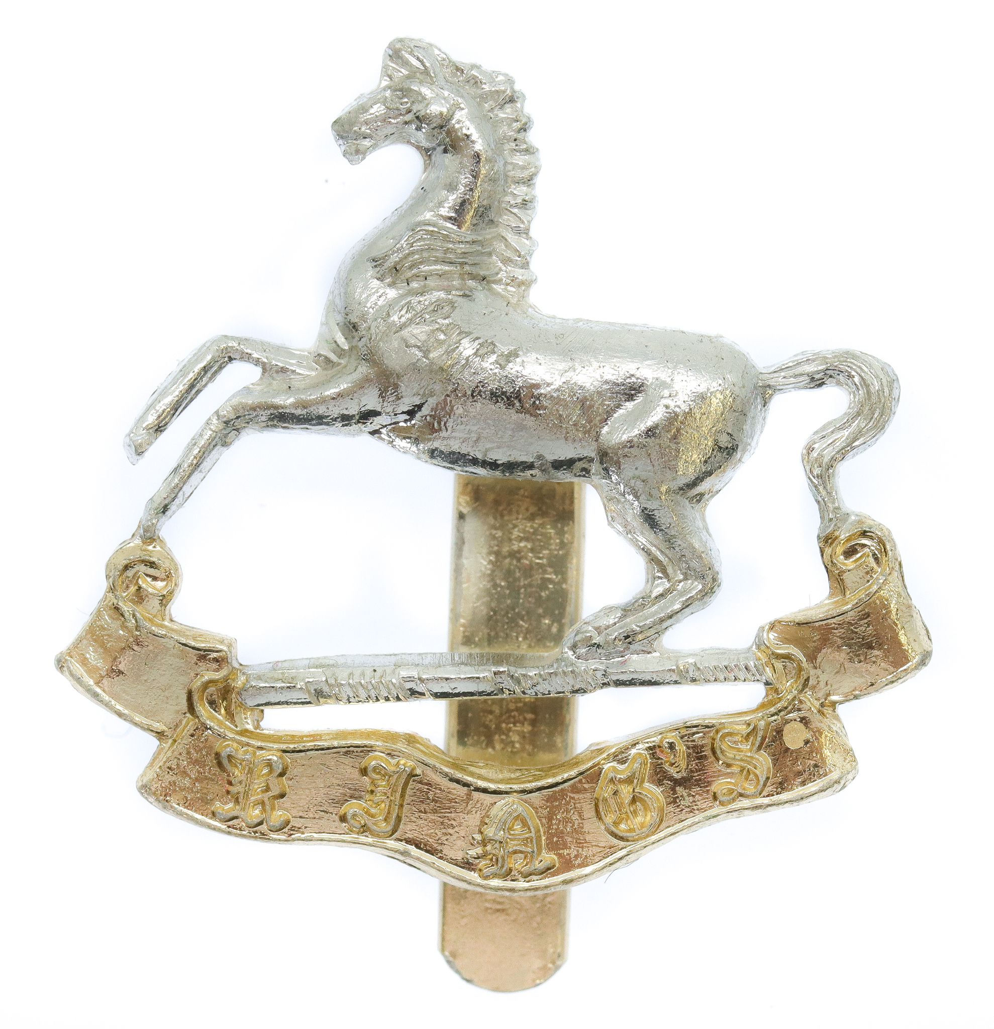 Liverpool University O.T.C. Anodised (Staybrite) Cap Badge