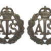 Pair of Auxiliary Territorial Service (A.T.S.) Officer's Service Dress Collar Badges