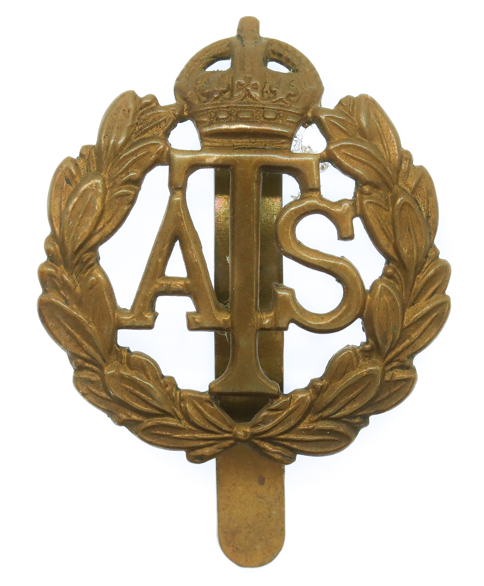 Auxiliary Territorial Service (A.T.S.) Cap Badge - King's Crown