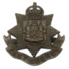 East Surrey Regiment Officer's Service Dress Cap Badge - King's Crown