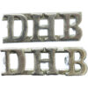 Pair of Dover Harbour Board Police (D.H.B.) Shoulder Titles